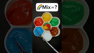 Mixed colors, red, green, blue, rainbow, purple, orange, gold, silver, yellow, #asmr #color