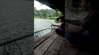 spotnya segala jenis ikan.. wader pun naik #mancing #nilem #danaubuyan #fishing #mancingdanau