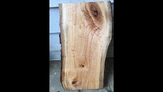 Woodmaster Planer video: Planning Black cherry slabs