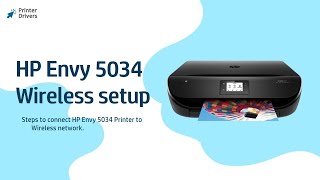 HP Envy 5034 wireless setup | Connect your HP Envy 5034 to a WiFi network