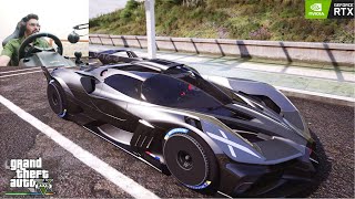 Bugatti Bolide Mod GTAV | 4K Ray Tracing | Logitech Racing Wheel