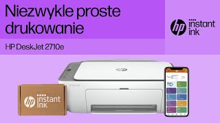 Wielofunkcyjną drukarkę HP DeskJet 2710e skonfigurujesz smartfonem!