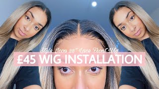 £45 STYLE ICON 28” LACE FRONT WIG INSTALLATION | Amazon Synthetic Wigs UK