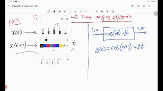 Time invariant and Time Variant Systems Part 04