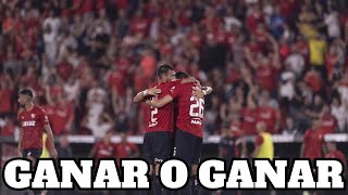 GANAR O GANAR I INDEPENDIENTE SE JUEGA LA CLASIFICACIÓN CON LA T! I ROJOS DE PASIÓN EN VIVO 14/4/24