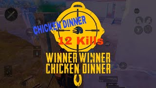 1 VS 4 SITUATION | 12 KILL'S CHICKEN DINNER | PUBGM |