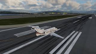 Xplane 12 | NetJets VA | Nice, Milan, Rome | Aerobask Phenom 300