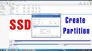 Create Partition SSD for windows