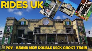 NEW 'Double Decker' Ghost Train in the UK! Fun Fair Ride POV.