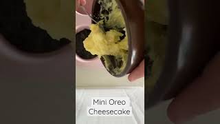 Homemade Mini Oreo Cheesecake #cooking #oreo #cake