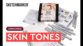 Маркеры всех оттенков кожи SKETCHMARKER