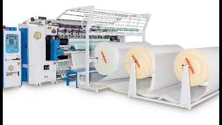 Mattress quilting foam machine with multi needle