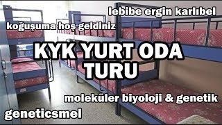 KYK YURT ODA TURU! moleküler biyoloji&genetikII lebibe kız yurdu #kykyurt #kyk #mbg oda turu