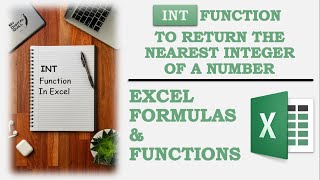 INT (Integer) Function in Excel | #shorts