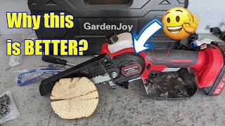 Product Review - GardenJoy 6-Inch Portable Cordless Electric Handheld Chainsaw