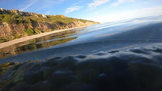 Spearfishing Devon Cornwall Uk - Bass Hunt Seaton Devon May 22 (First YouTube Video)