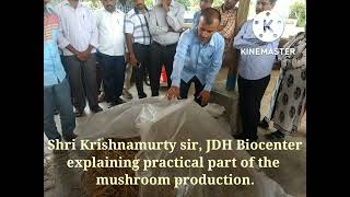 Mushroom training At Hulimavu Bangalore,