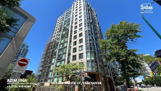 UNBEATABLE LOCATION❤️Stylish Condo with Modern Amenities in Downtow 🏙️1003 888 PACIFIC ST, VANCOUVER