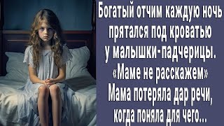 Богатый отчим каждую ночь прятался под кроватью малышки. Когда мама узнала для чего, побледнела