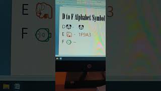 DEF Alphabet A toZ alphabet learn keyboard symbol in Ms Word #computer #learn #symbole #windows #DEF