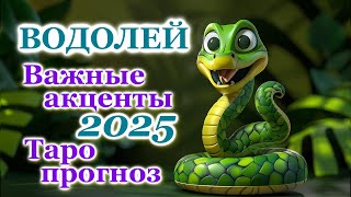 ВОДОЛЕЙ - ТОЧНЫЙ ТАРО ПРОГНОЗ, ГОРОСКОП на 2025 год - ГОДОВОЙ ПРОГНОЗ - ВАЖНЫЕ АКЦЕНТЫ