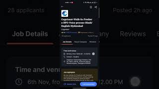Cognizant voice process walkin interview in hyderabad @strugglezero