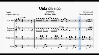 Vida de Rico Partitura GUION de CHARANGA