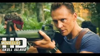 KONG SKULL ISLAND - EXCLUSIVE MOVIE CLIPS 1 - 5 (2017) Tom Hiddleston Action Movie HD