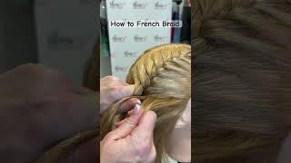 How to French Braid #hairstyle  #hairstyles #hairstyle #hair #frenchbraid #hairtutorial #braids