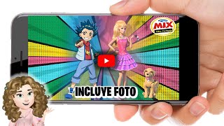 Video Invitacion Digital Animada Virtual MIX de Beyblade Y Barbie CON FOTOS