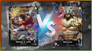 [OP08] ST14 Luffy VS Lucci || Which Mono Black Leader is Best?