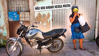 DECOLANDO COM MINHA MÃE NA GARUPA DA START 160