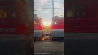 РЖД. Россия из окна поезда. Москва-Ярославль. RUSSIAN RAILWAYS. Russia from the train window.