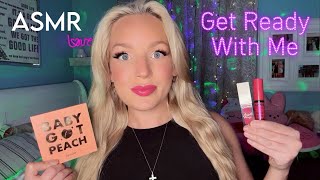 ASMR Chit Chat Get Ready With Me/Whisper Ramble💄New makeup I got for my bday✨