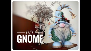 DIY Gnome. Christmas Scandinavian gnome. Styrofoam heart gnome!