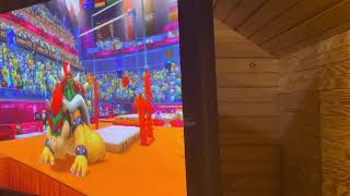 Bowser & Bowser Jr. Loses to Donkey Kong & Yoshi in Uneven Bars