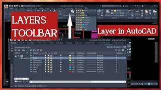 How to use layers in AutoCAD। Need and uses । layers toolbar in AutoCAD।