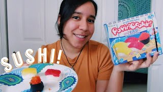 Let's make Popin'Cookin' Sushi! | Japanese candy kit