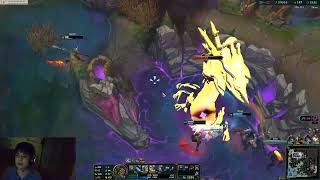 Veigar builds extremely strong resistance and health when soloing assassin Talon