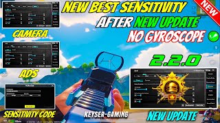 NEW BEST SENSITIVITY SETTINGS 2022😱 NO GYROSCOPE 100% NO RECOIL | Pubg Sensitivity Mobile setting