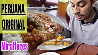 Encuentro VERDADERA COMIDA PERUANA 🇵🇪 (BARATA) en pleno MIRAFLORES | MUKBANG