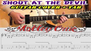 MÖTLEY CRÜE Shout At The Devil GUITAR COVER TAB | Lesson | Tutorial | How To Play