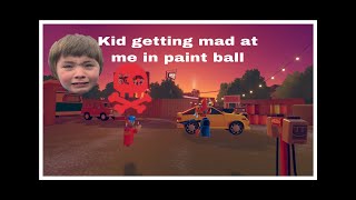 kids getting mad at me in rec room paintball