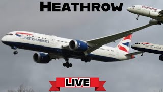 London Heathrow Airport LIVE | Plane Spotting