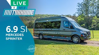 MOTORHOME SANTO INÁCIO SPRINTER MERCEDES: 6.9 SI, compacto e com muito aproveitamento de espaço