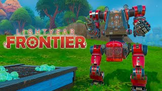 Using a Mech to transform a planet in Lightyear Frontier!