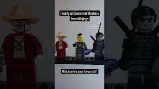 Finally all Elemental Masters from Ninjago!