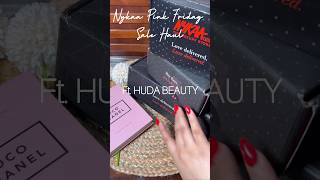 ASMR Nykaa Pink Friday Sale Haul 2023 | Unboxing HUDA BEAUTY makeup #ytshorts #ashortaday