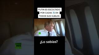 Putin es escoltado por cazas en todos sus vuelos #Shorts