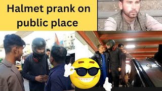 Best helmet prank on public place| 💦😜😂